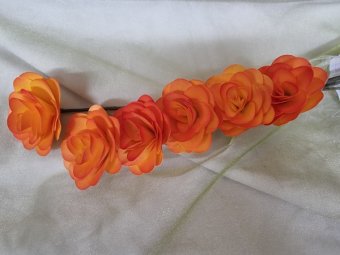 BEGONIA DIN LEMN 6 BUC PORTOCALIU CU GALBEN