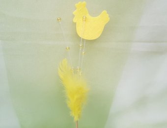 PUI GALBEN 16X12CM CU PENE 10BUC                                 