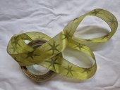 FUNDA ORGANZA VERDE 4 CM 20 M